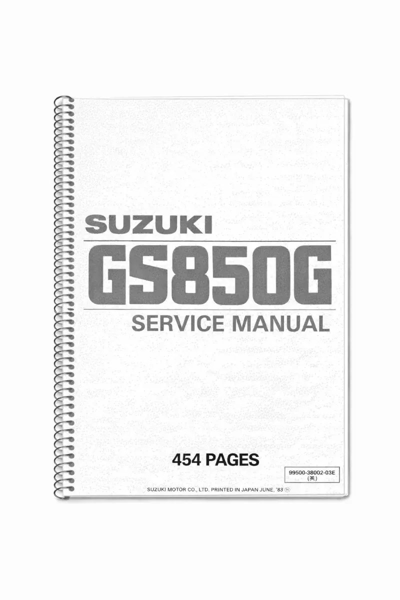 Manual de Taller Suzuki GS850G