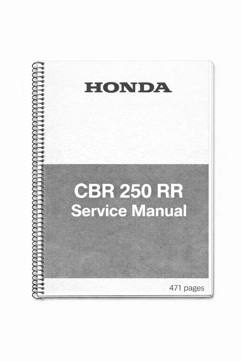 Manual de Taller Honda CBR 250 RR