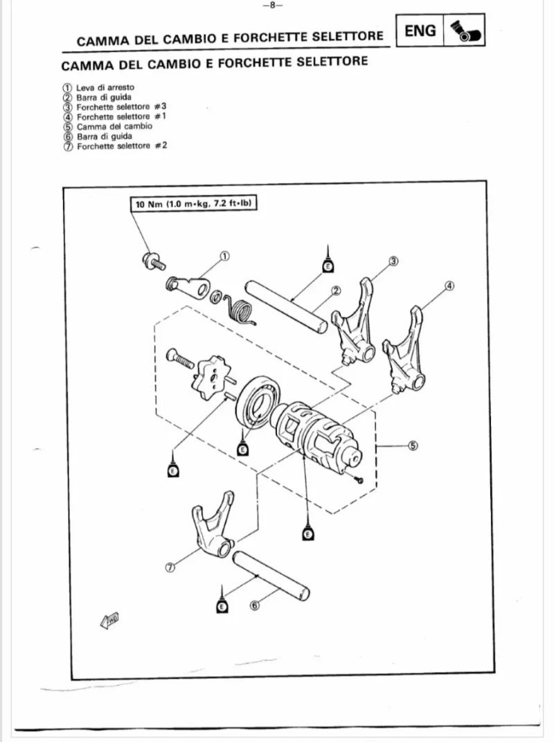 Manual de Taller Yamaha XT600 2KF 1987 - Imagen 3