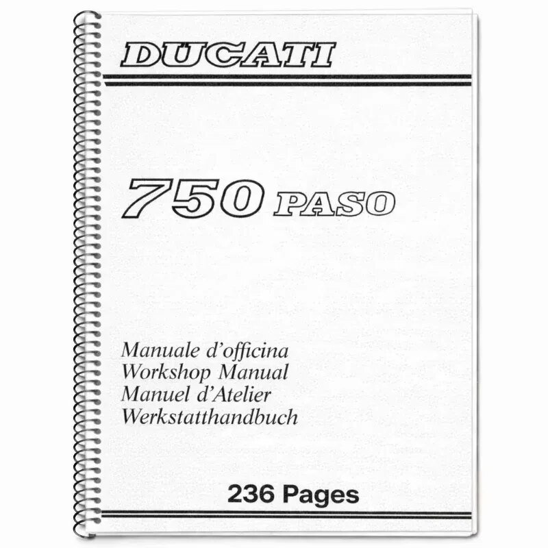Manual de Taller Ducati 750 Paso