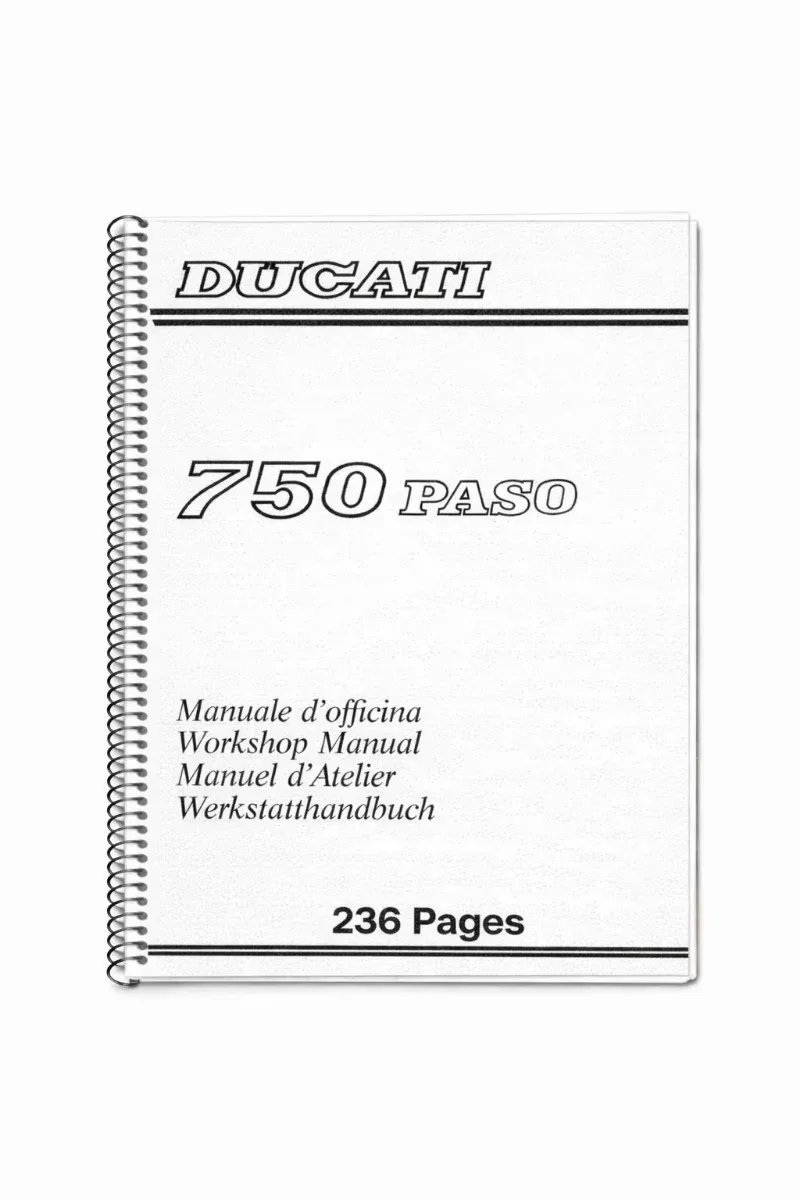 Manual de Taller Ducati 750 Paso