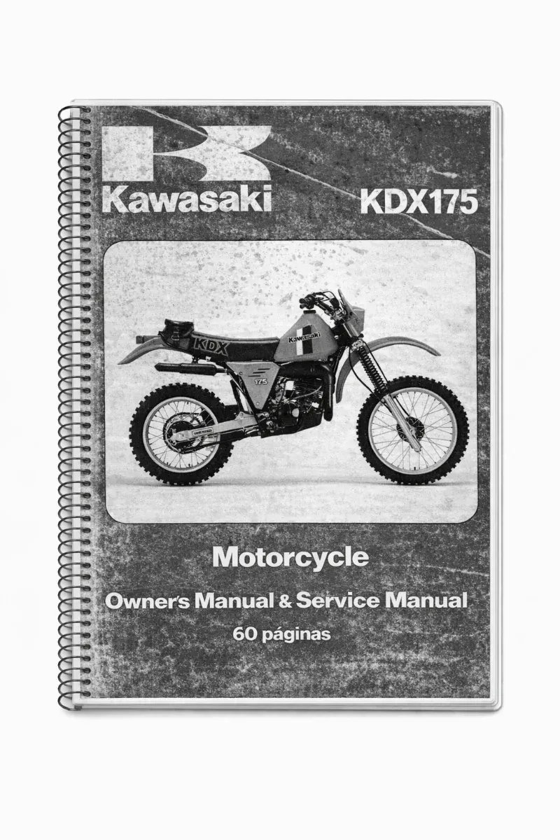 Manual de Taller Kawasaki KDX175 1980