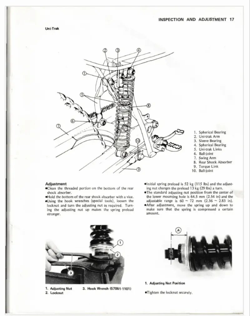 Manual de Taller Kawasaki KDX175 1980 - Imagen 3