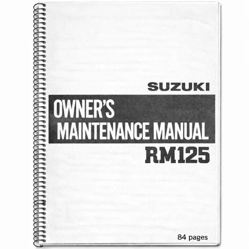 Manual de Taller Suzuki RM125 1979