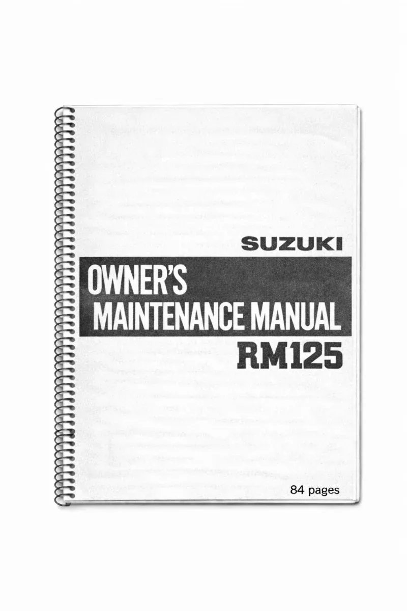 Manual de Taller Suzuki RM125 1979