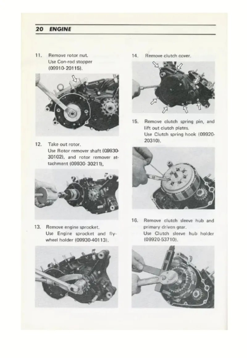 Manual de Taller Suzuki RM125 1979 - Imagen 3