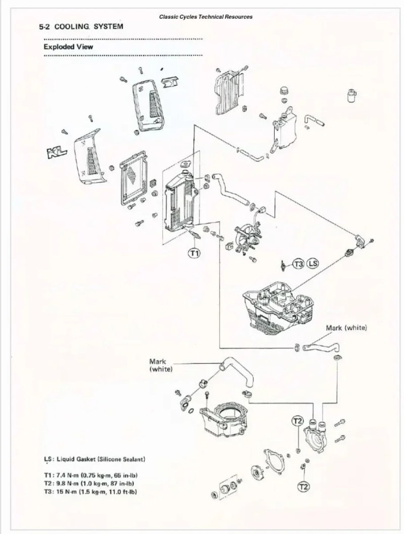Manual de Taller Kawasaki KLR650 KLR500 1989-2002 - Imagen 3