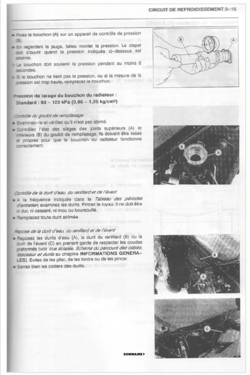 Manual de Taller Kawasaki KLX 250 R / 300 R 1998 - Imagen 3
