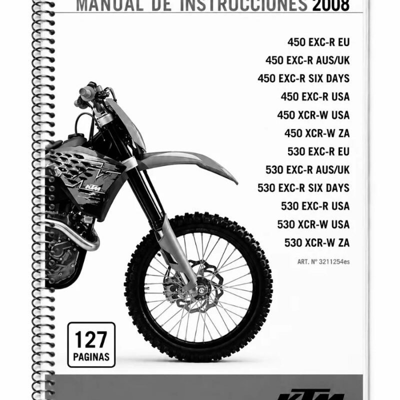 Manual de Taller KTM EXC-R EU 450 2007
