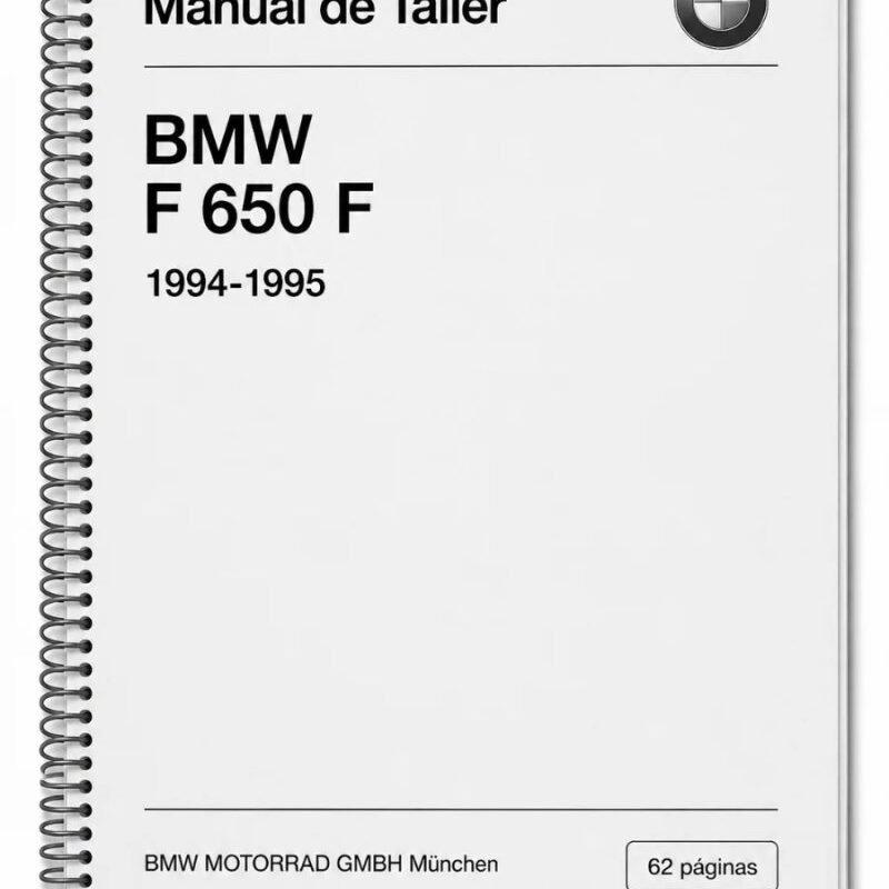 Manual de Taller BMW F 650 F 1994-1995