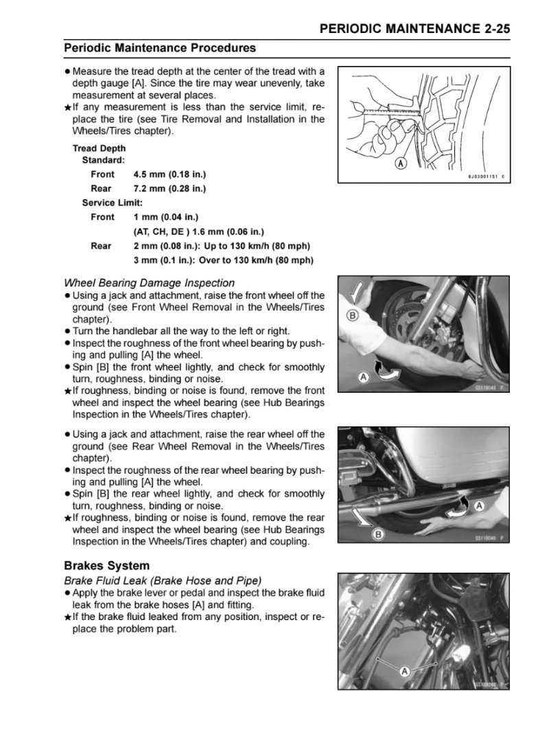 Manual de Taller Kawasaki VN 1600 CLASSIC 2006 - Imagen 3