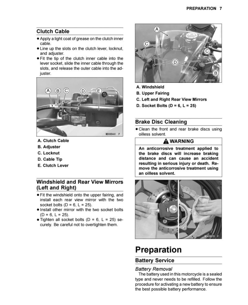 Manual de Taller Kawasaki Ninja 300 2013 - Imagen 3