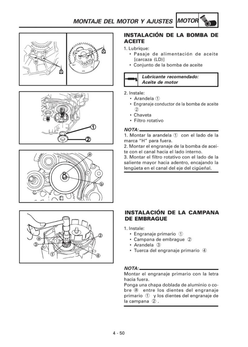 Manual de Taller Yamaha XTZ 125 2003 - Imagen 3