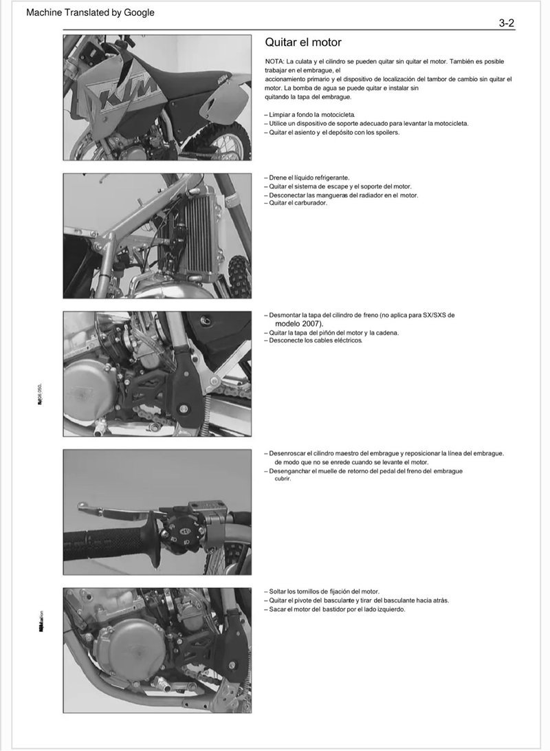 Manual de Taller KTM 1999-2008 (en español) - Imagen 3