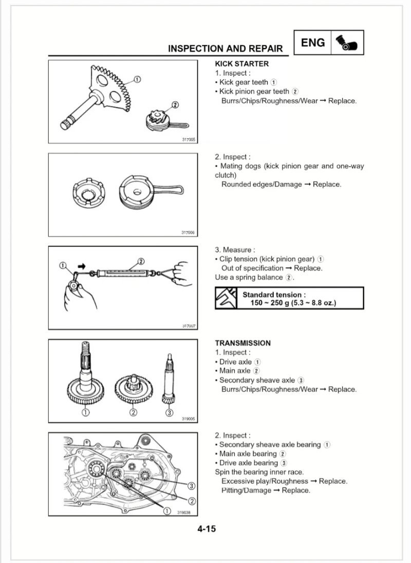 Manual de Taller Yamaha Aerox MBK YQ50 1997 - Imagen 3