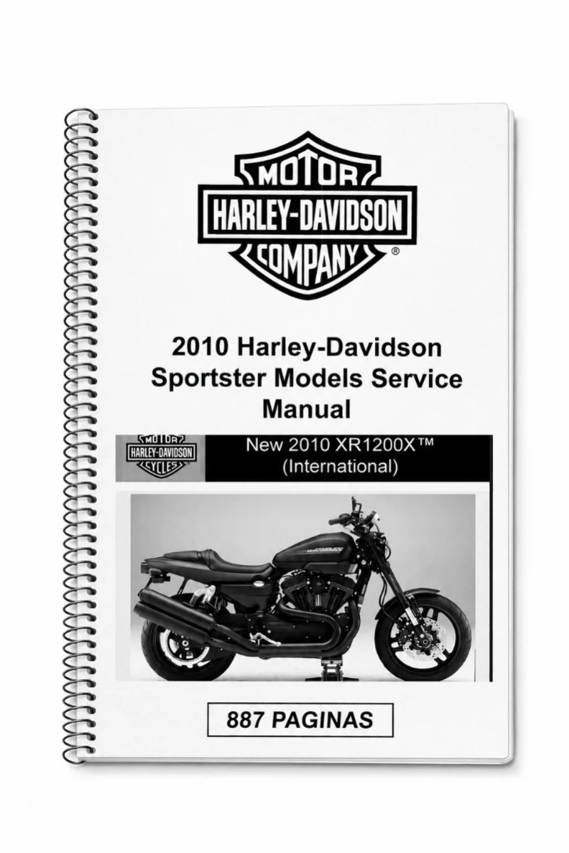 Manual de Taller Harley-Davidson Sportster 2010 (en inglés)