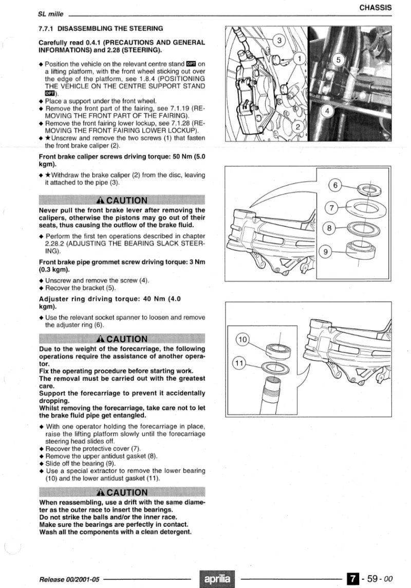 Manual de Taller Aprilia Falco 2001 al 2005 - Imagen 4