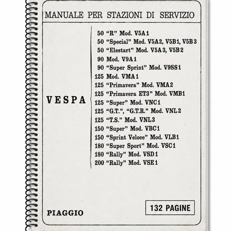 Manual de Taller Vespa Piaggio 1960 70