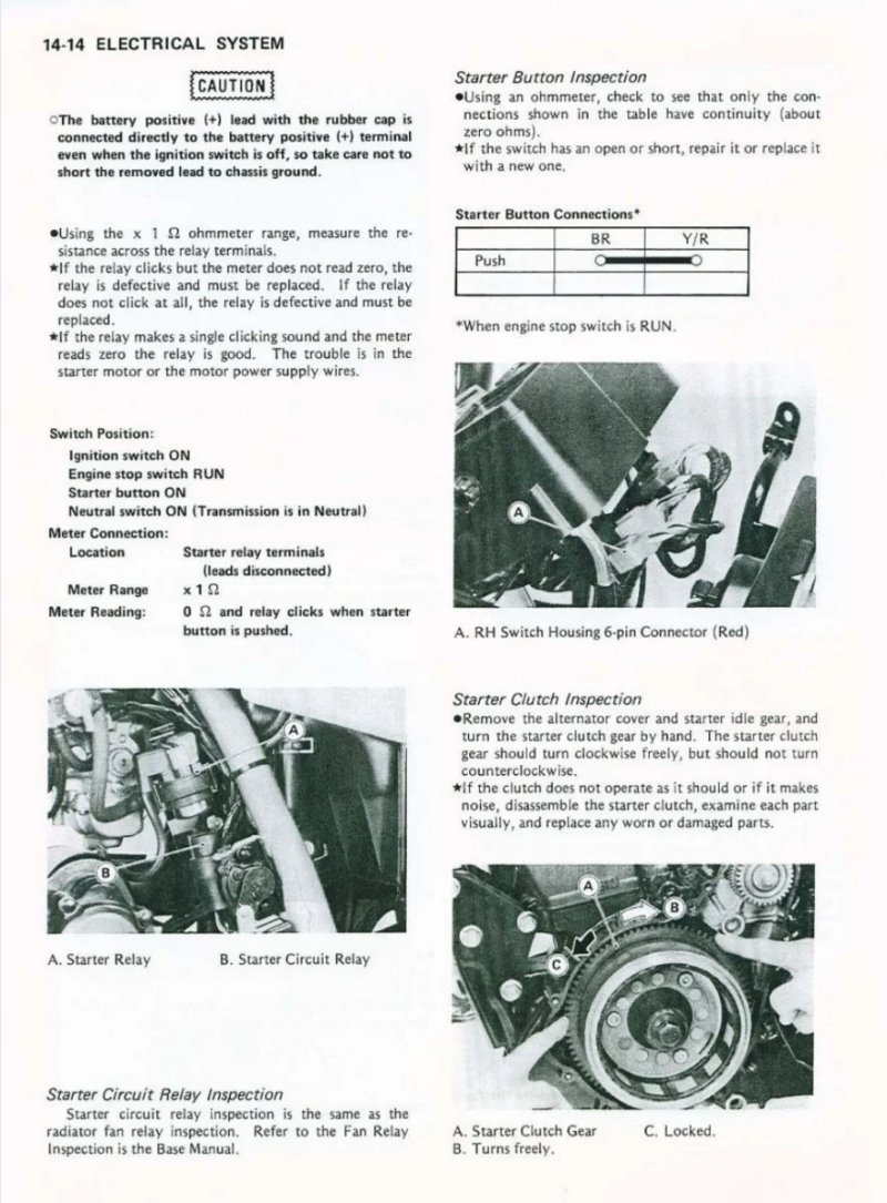 Manual de Taller Kawasaki KLR650 / KLR500 1994 - Imagen 3