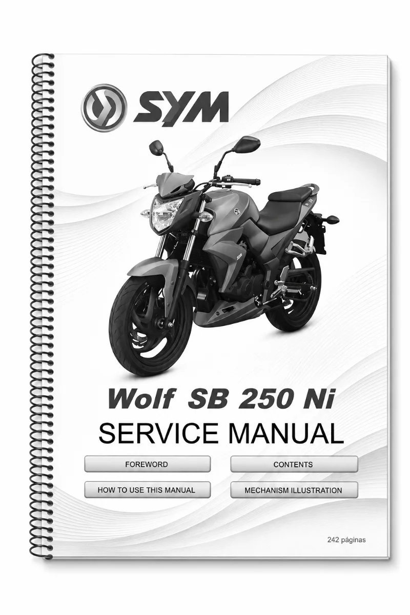 Manual de Taller Sym Wolf 2016