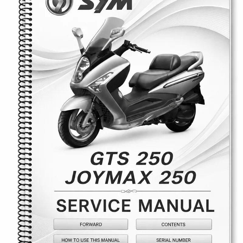 Manual de Taller SYM GTS Joymax 250 2014