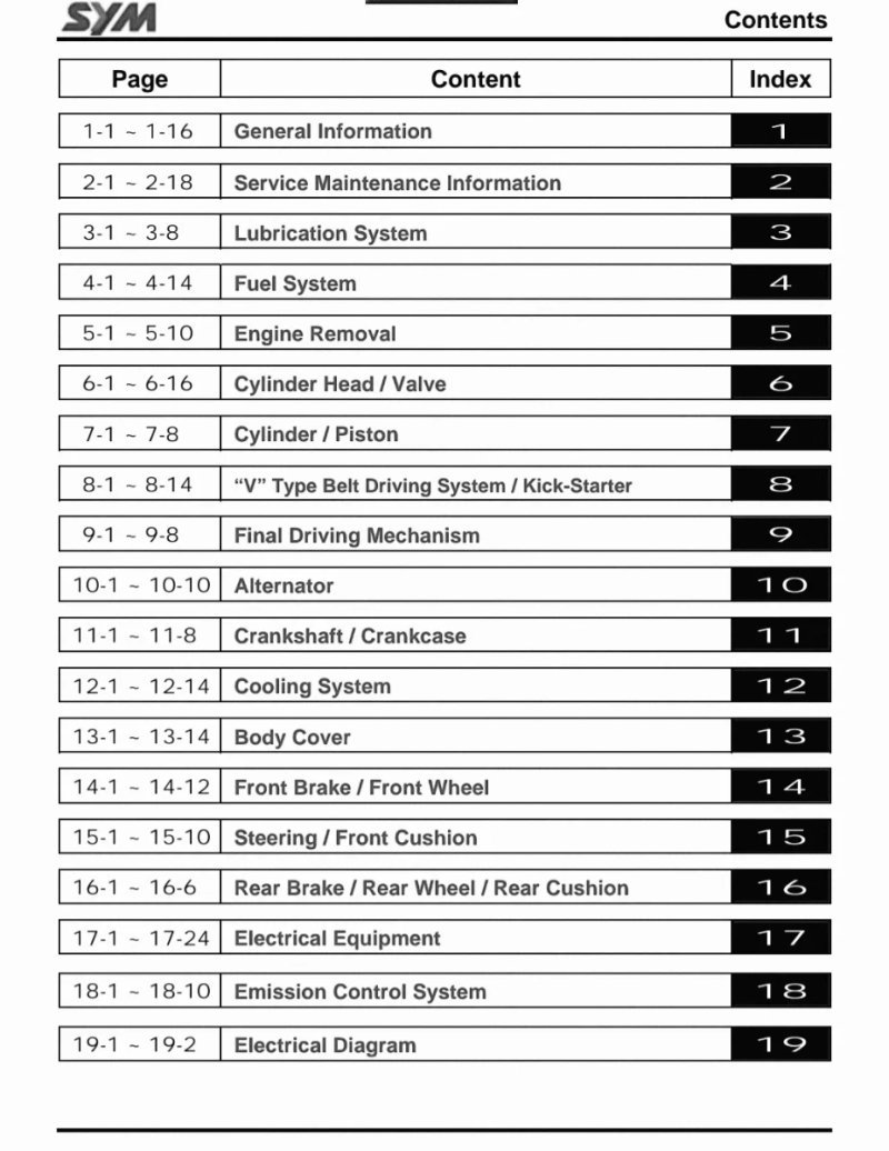 Manual de Taller SYM GTS Joymax 250 2014 - Imagen 2