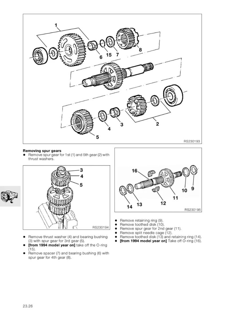 Manual de Taller BMW R1100 RT/ R1100 RS/ R850/1100 - Imagen 3
