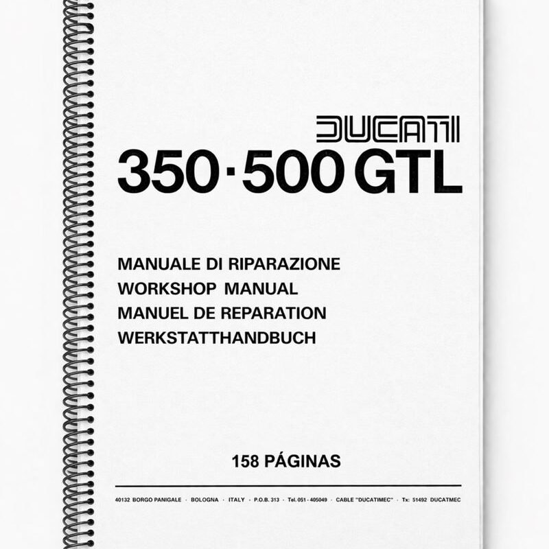 Manual Ducati 350-500 GTL