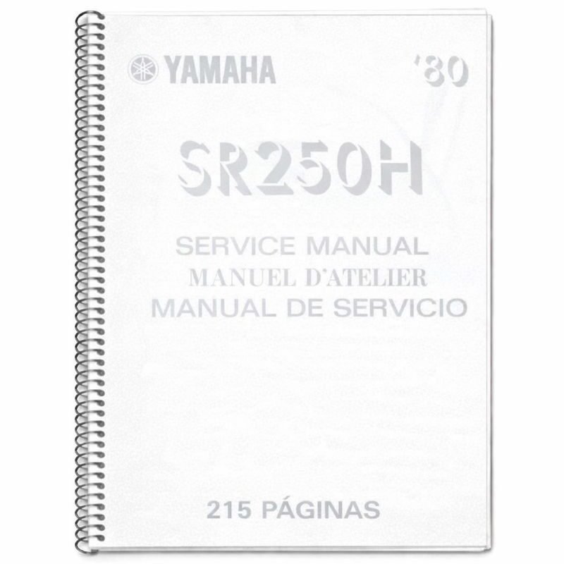 Manual de Taller Yamaha SR250H 1980