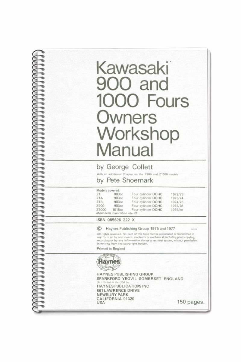 Manual de Taller Kawasaki Z1, Z1A, Z1B, Z900 y Z1000 75-77