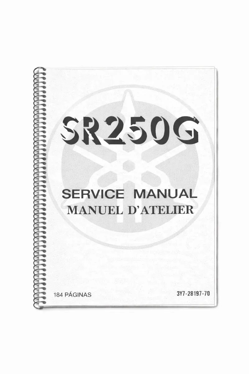 Manual de Taller Yamaha SR250G 1980