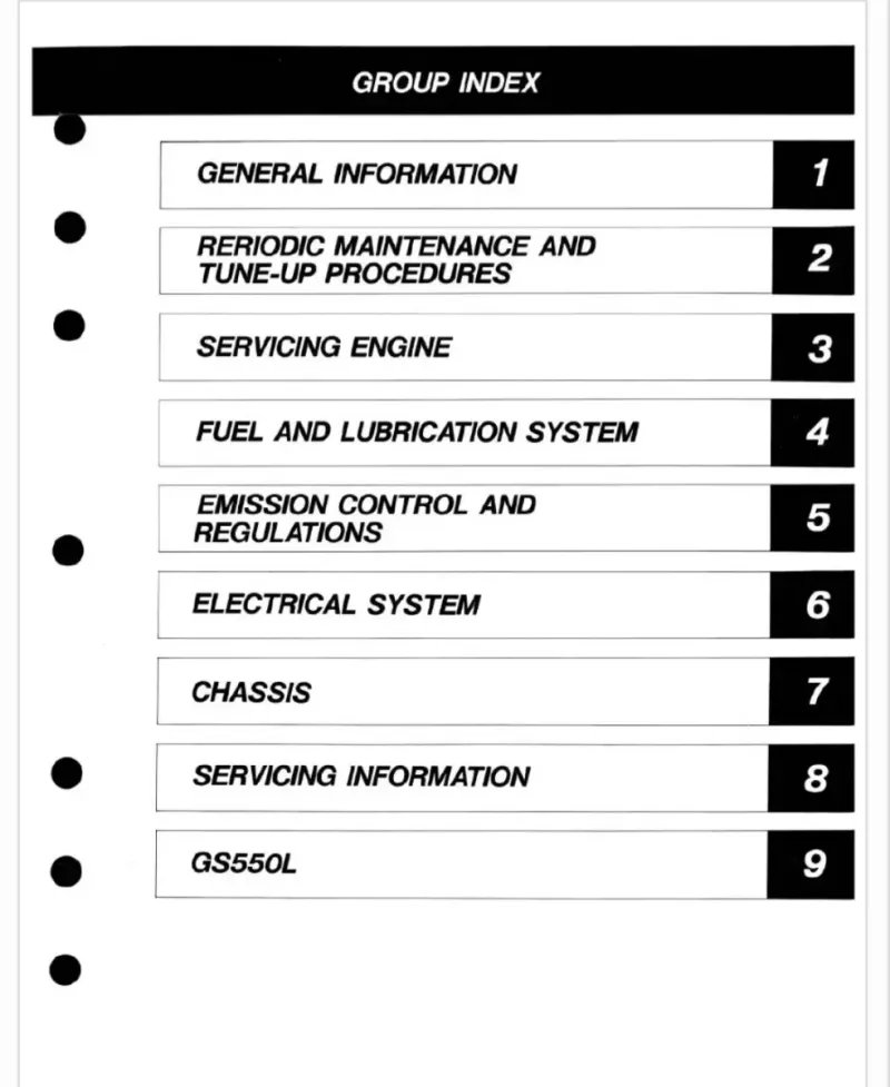 Manual de Taller Suzuki GS550 - Imagen 2