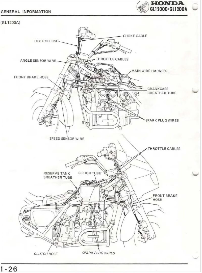 Manual de Taller Honda Gold Wing GL1200 - Imagen 3