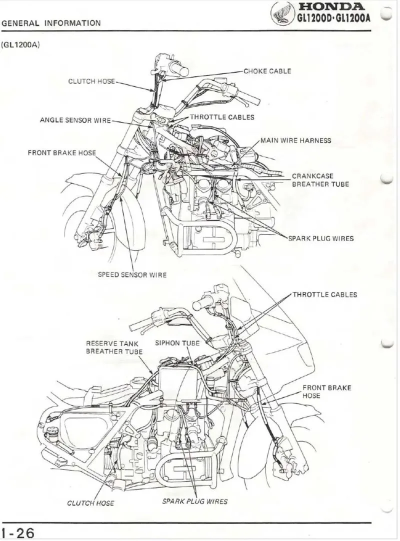 Manual de Taller Honda Gold Wing GL1200 - Imagen 3