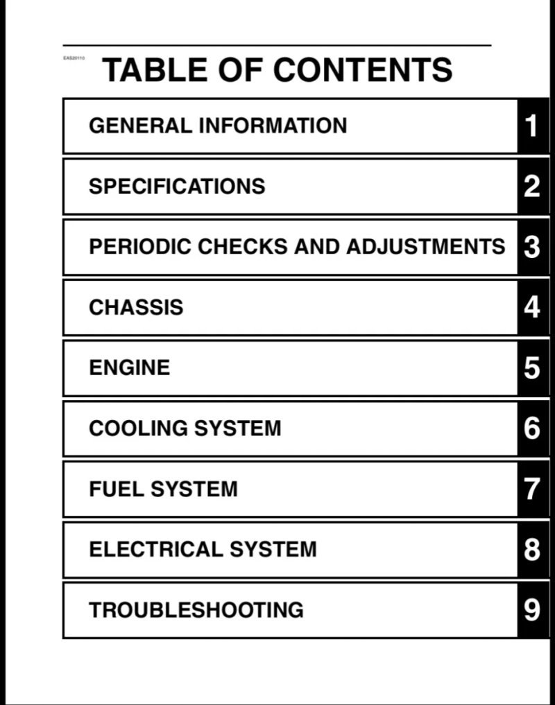 Manual de Taller Yamaha YZF-R1 2009 - Imagen 2