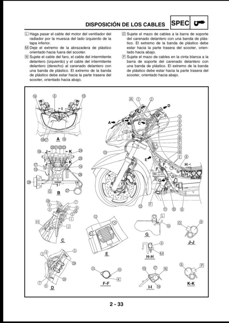 Manual de Taller Yamaha YP400(S) 2004 (en español) - Imagen 3