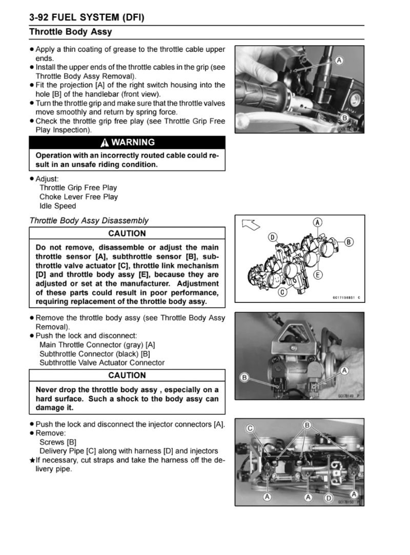 Manual de Taller Kawasaki Z 1000 2003 - Imagen 3