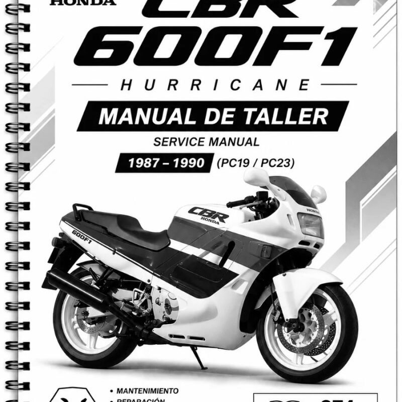 Manual Taller Honda CBR600F 1989
