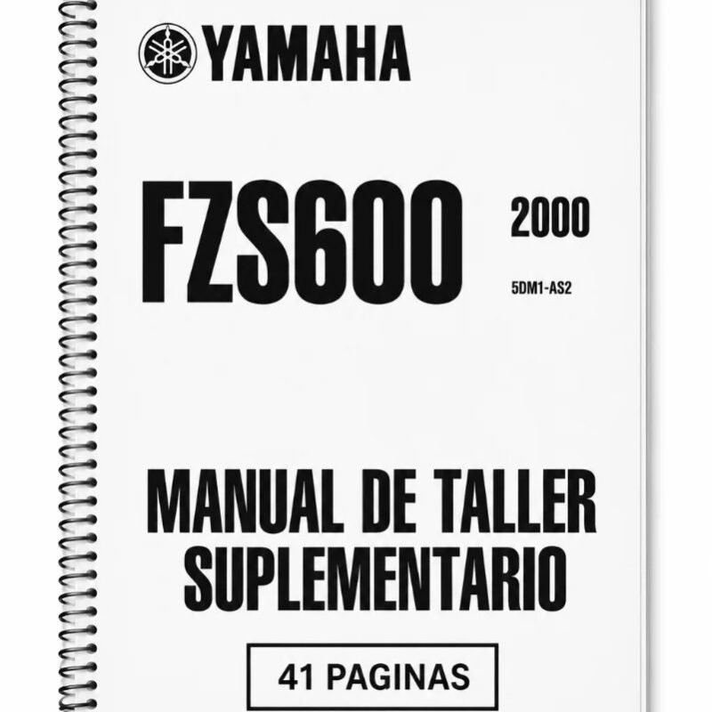 Manual Taller Yamaha FZS600 2000