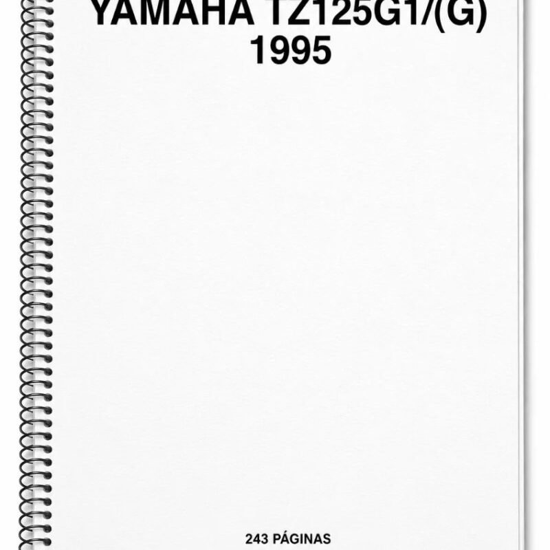 Manual de Taller Yamaha TZ125G1/(G) 1995