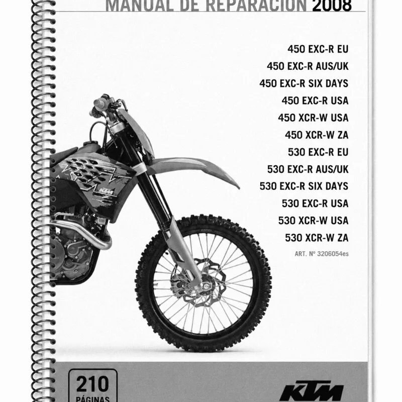 Manual de Taller KTM 450 de 2008-2011