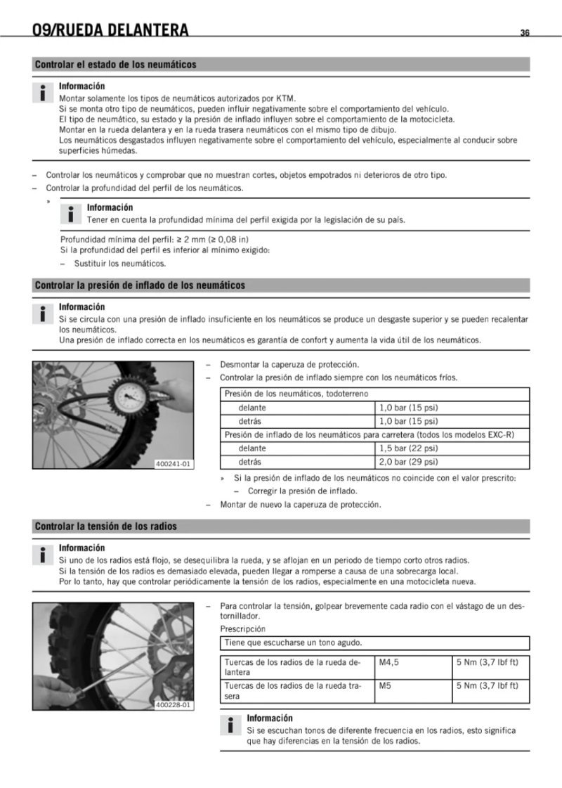 Manual de Taller KTM 450 / 530 EXC-R (2008-2011) - Imagen 3