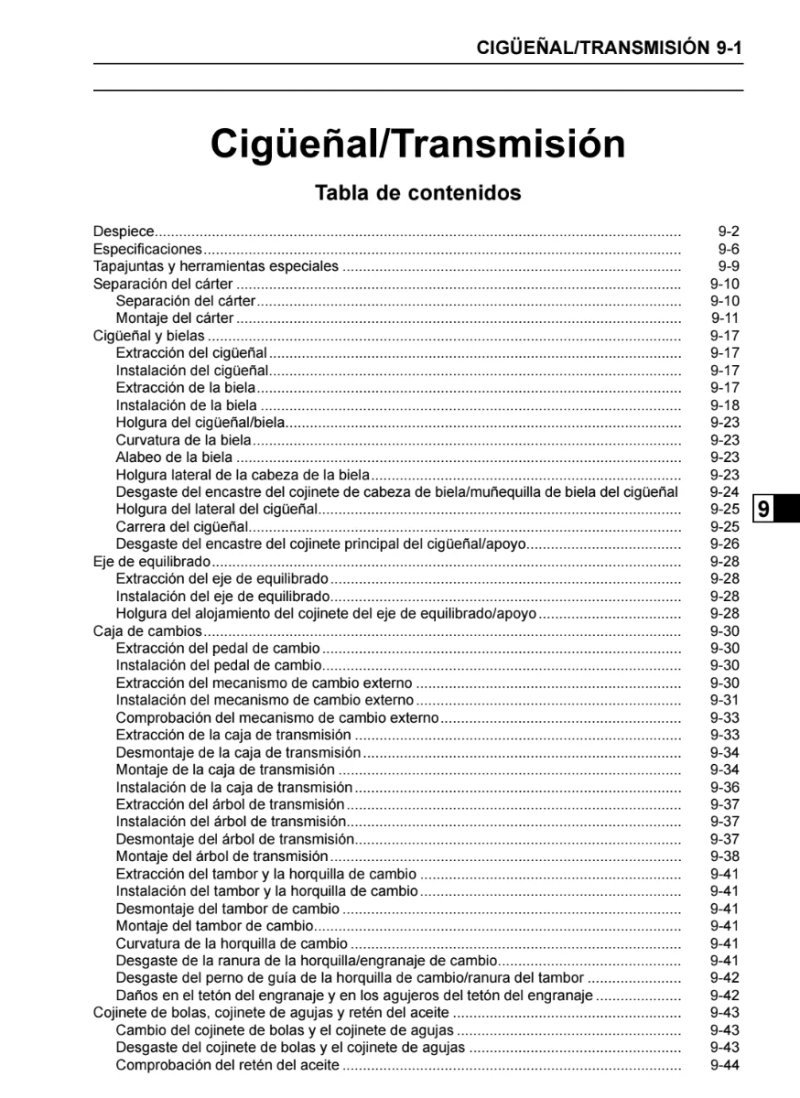 Manual de Taller Kawasaki Ninja 650R 2006 - Imagen 2