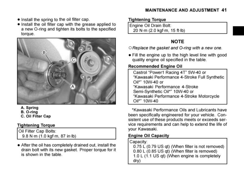 Manual de Taller Kawasaki KX 2015 - Imagen 3