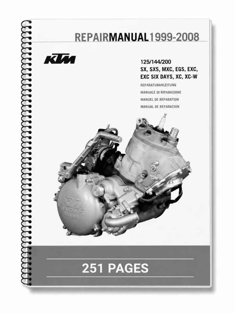Manual de Taller KTM 1999-2008 (en inglés)