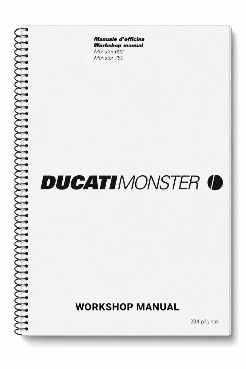 Manual de Taller Ducati Monster 600 1998