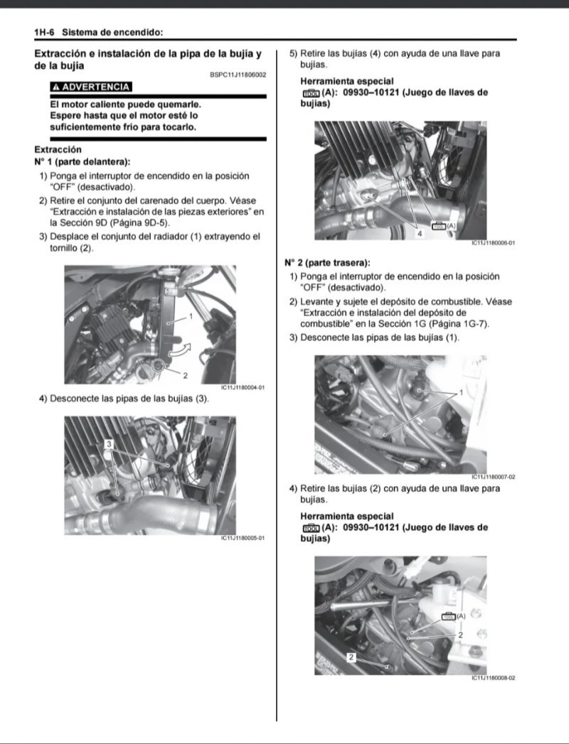 Manual de Taller Suzuki DL650A 2012 - Imagen 3