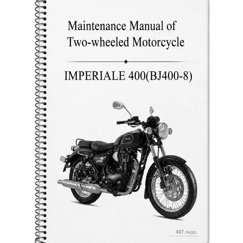 Manual de Taller Benelli IMPERIALE 400 (BJ400-8)