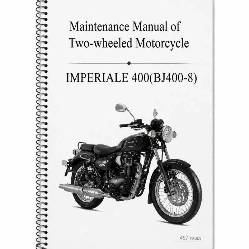 Manual de Taller Benelli IMPERIALE 400 (BJ400-8)