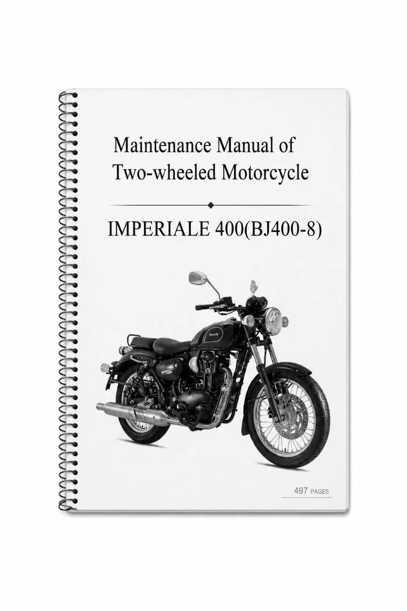 Manual de Taller Benelli IMPERIALE 400 (BJ400-8)